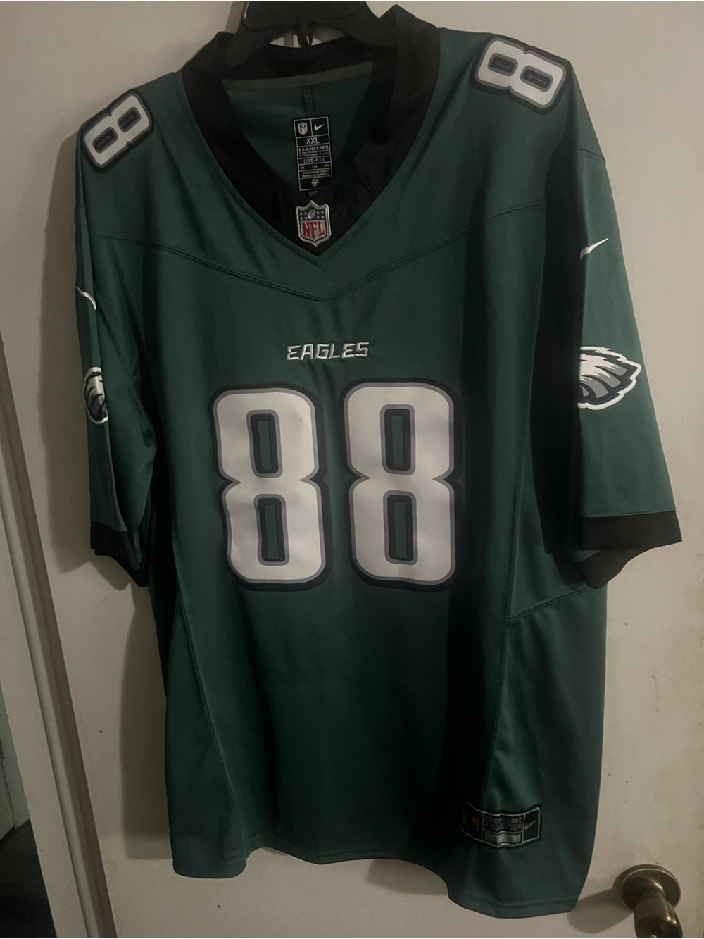 Nike Philadelphia Eagles Football Jersey , Dri-Fit Type , Size XXL